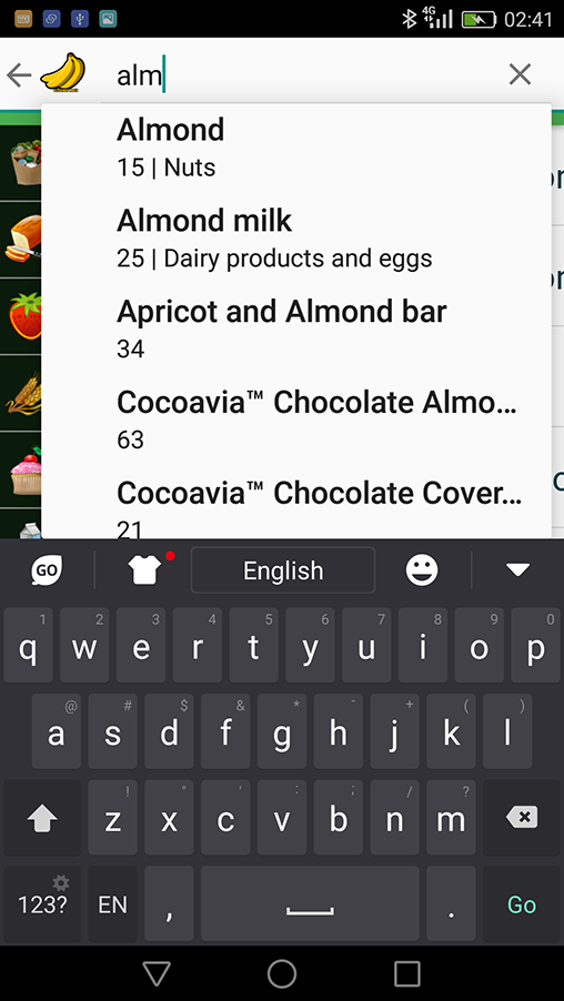 Glycemic Index Search
